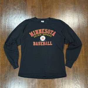Minnesota baseball long sleeve t-shirt
